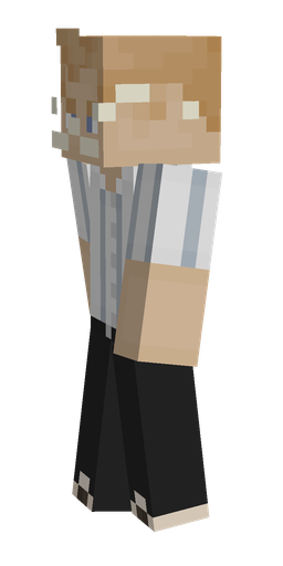 Black skin: body, left side render