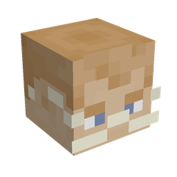 Black skin: head render