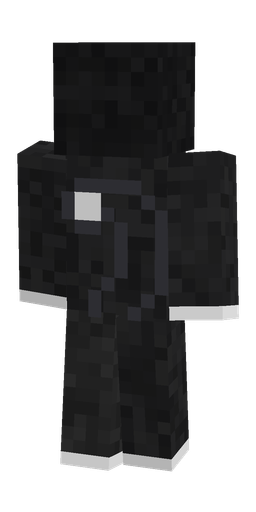 Black skin: body, back render