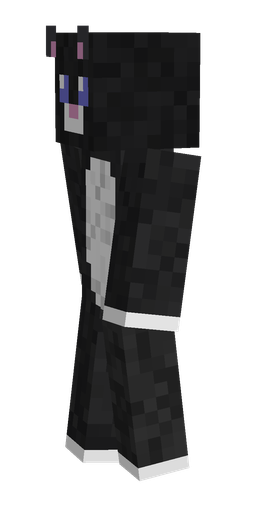 Black skin: body, left side render
