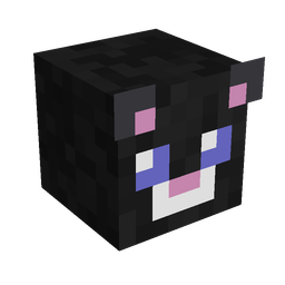 Black skin: head render