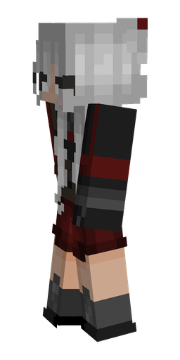Black skin: body, left side render