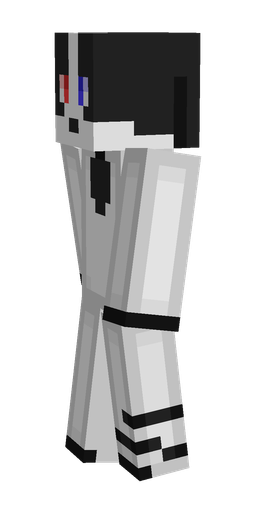 Black skin: body, left side render