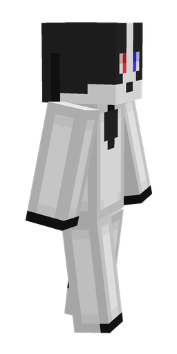 Black skin: body, right side render
