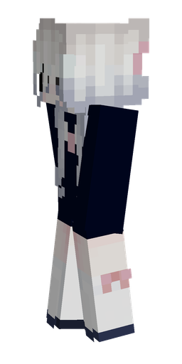 Black skin: body, left side render