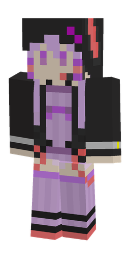 Black skin: body, front render