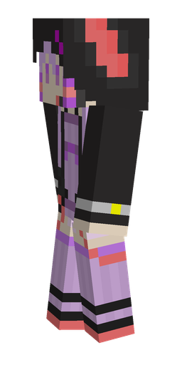 Black skin: body, left side render