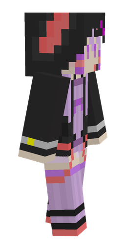 Black skin: body, right side render