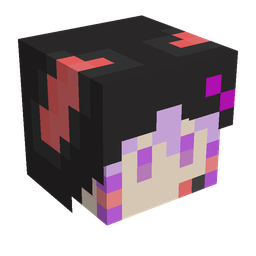 Black skin: head render