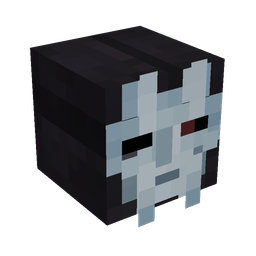 Black skin: head render