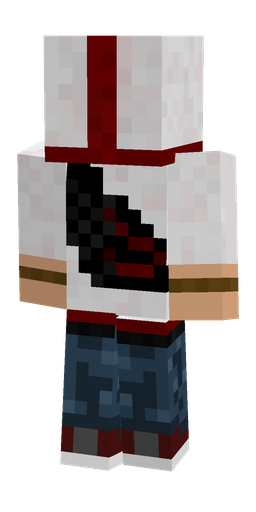 Blue skin: body, back render