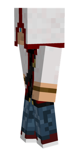 Blue skin: body, left side render