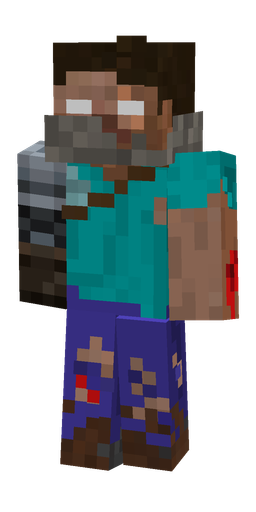 Black skin: body, front render