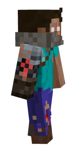 Black skin: body, right side render