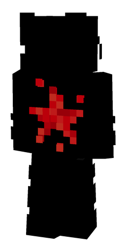 Black skin: body, back render