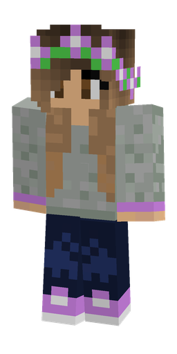 Blue skin: body, front render