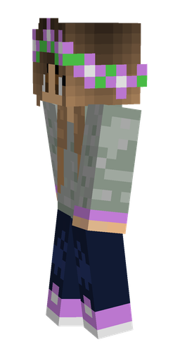 Blue skin: body, left side render
