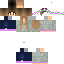 Blue skin: raw texture render