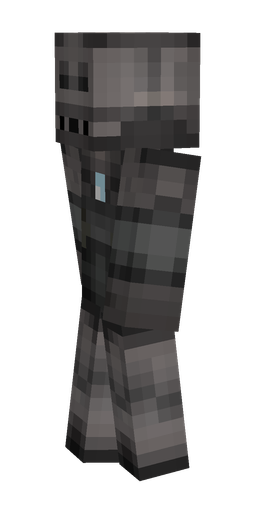 Black skin: body, left side render
