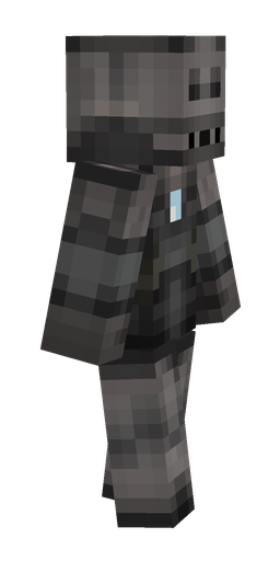 Black skin: body, right side render