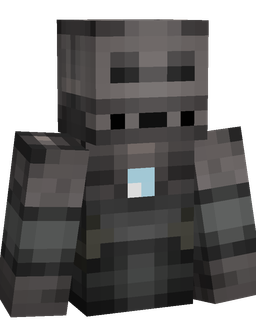 Black skin: bust render