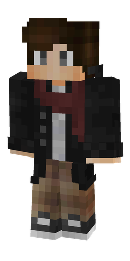 Black skin: body, front render
