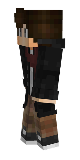 Black skin: body, left side render