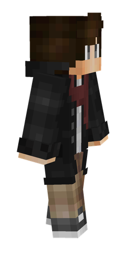 Black skin: body, right side render
