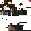 Black skin: raw texture render