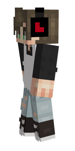 Black skin: body, left side render