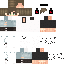 Black skin: raw texture render