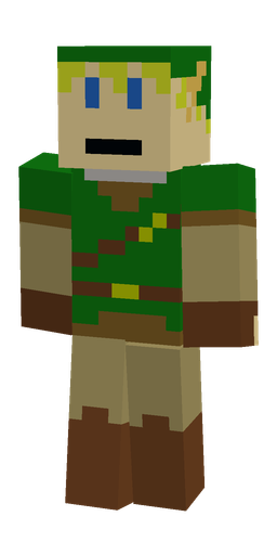 Brown skin: body, front render