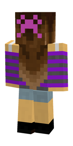Brown skin: body, back render