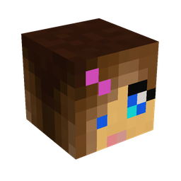 Brown skin: head render