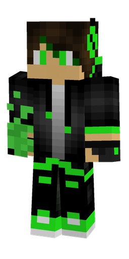 Black skin: body, front render