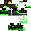 Black skin: raw texture render