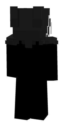 Black skin: body, back render