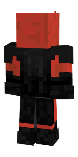 Black skin: body, back render