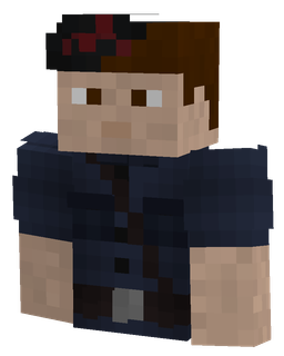 Black skin: bust render