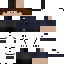 Black skin: raw texture render