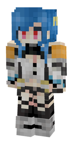 Black skin: body, front render