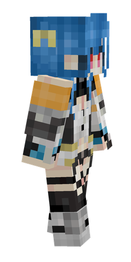 Black skin: body, right side render