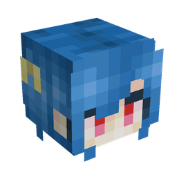 Black skin: head render