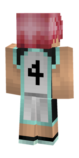 Black skin: body, back render