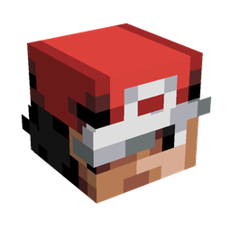 Black skin: head render