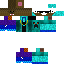 Blue skin: raw texture render