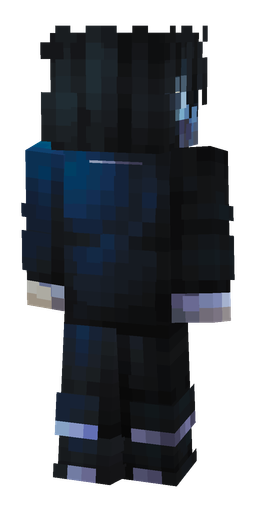 Black skin: body, back render