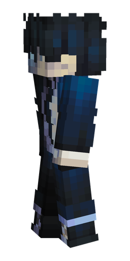 Black skin: body, left side render