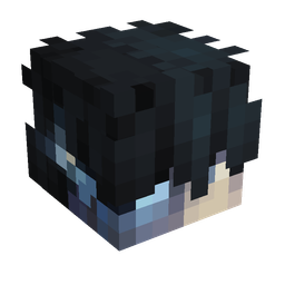 Black skin: head render