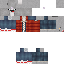 Blue skin: raw texture render